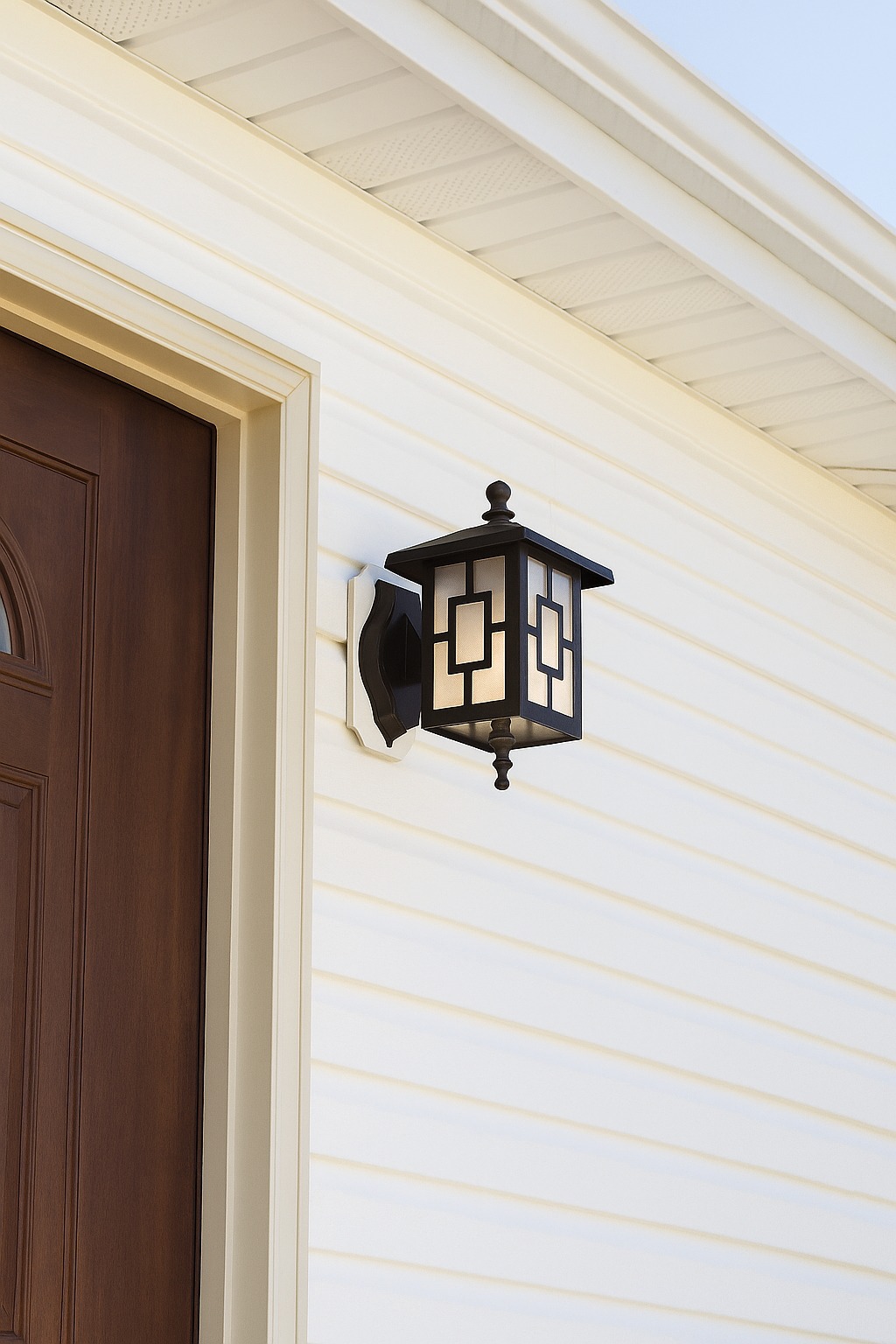 კედლის ლამპიონი  10-16 BL (შავი) 16,5სმX16.5სმX20სმ